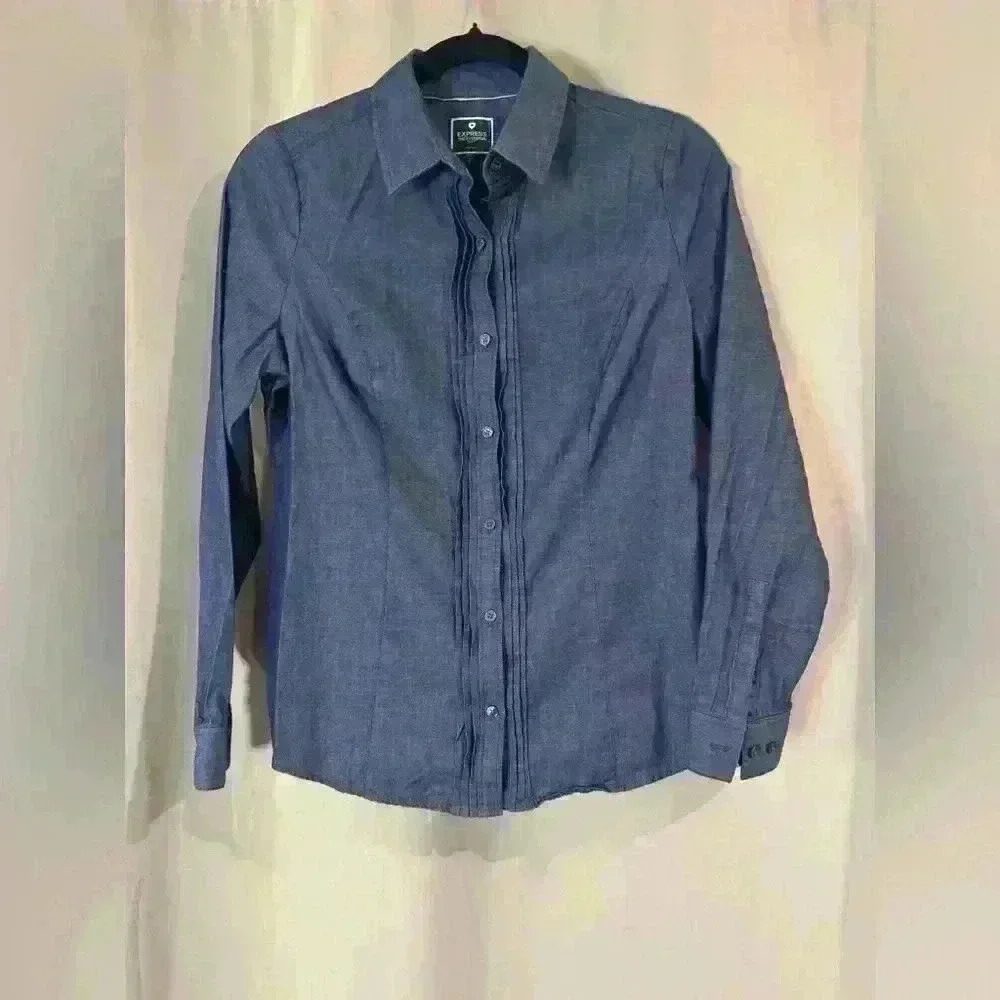 Women’s Denim  Express Button Down